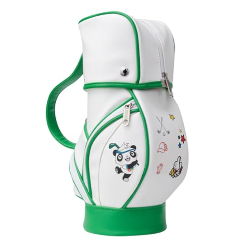 Damen Golftasche mit Panda-Druck, niedlicher Panda bedruckter Golfball-Tee-Halter, Golftasche mit stilvollem Panda-Design, tragbares süßes und funktionales Golfzubehör mit stilvollem Design für Frauen von Generisch