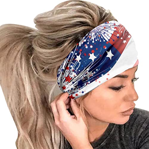 Dickes Stirnband für Damen: Hochwertiges, leichtes Yoga-Haar-Accessoire, passend und ausgestellt, gemütliches Lauf-Stirnband (B, Einheitsgröße) von Generisch