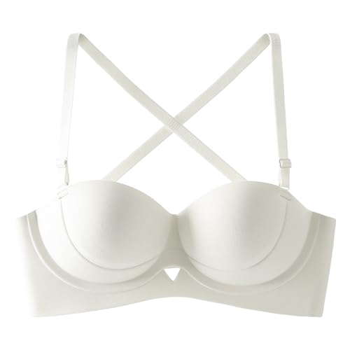 Dirndl BH Push Up Damen Oktoberfest Sexy Weiss Sport BH Offen Damen-BHS Sport Dirndl BH Push Up BH Große Größen Halbschalen BH Balconette BH BH Vorne Verschließbar von Generisch