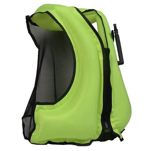 Erwachsene Kajakweste mit Beinschlaufe Multifunktions-Schwimmweste für Kajak Segeln Angeln Paddeln Schwimmen(Green) von Generisch