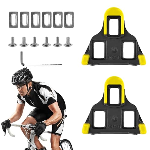 Fahrrad-Stollen, Rennrad-Stollen | Reitschuh-Klampe,Fahrrad-Klampe, REIT-Klampe, Rennrad-Klampe, 6-Grad-Schwimmsystem, Fahrradzubehör für Stabilität und Kraftübertragung von Generisch