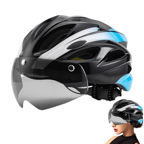 Fahrradhelme für Erwachsene,Reithelme - Rennradhelme mit wiederaufladbarem Rücklicht,Fahrradhelme, verstellbare und atmungsaktive Fahrradhelme für Männer und Frauen, Rennrad, Mountainbike von Generisch