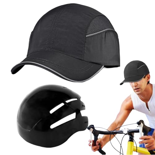 Fahrradmütze,Einstellbarer Rollerhelm - Atmungsaktive Kappe Mit Abnehmbarer Kopfschale Für Golf Tennis Outdoor Wandern Training Und Freizeit von Generisch