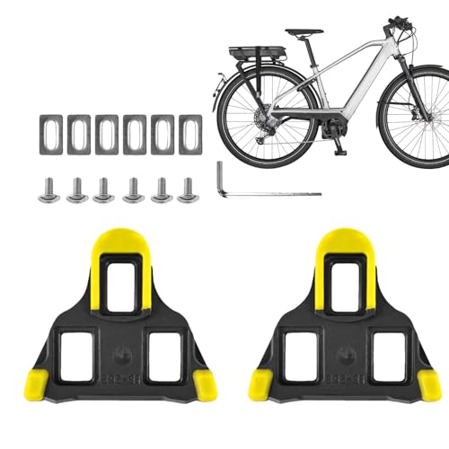 Fahrradpedal-Klampen, Fahrrad-Klampen | Reitschuh-Klampe | Fahrrad-Klampe, REIT-Klampe, Rennrad-Klampe, 6-Grad-Schwimmsystem, Fahrradzubehör für Stabilität und Kraftübertragung von Generisch