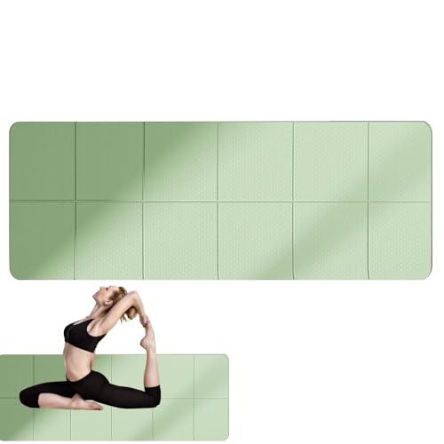 Faltbare Trainingsmatte, faltbare Yogamatte,Leichte dünne Matte | 72 x 24 x 0,1 Zoll, funktioniert hervorragend auf jedem Boden für Stretching, Cardio- oder Heimtraining Faltbare Trainingsmatte, faltbare Yogamatte,Leichte dünne Matte | 72 x 24 x 0,1 Zoll, funktioniert hervorragend auf jedem Boden für Stretching, Cardio- oder Heimtraining von Generisch