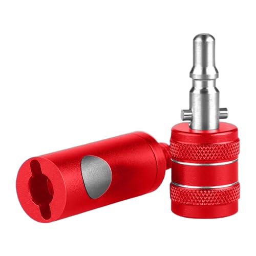 Fischernetz-Gelenkverschraubung – Netzstangenverbinder | Kopfadapter zum Angeln, 8 mm Legierung Dip Connector Gelenkbeschläge, enge Verbindungsstange Kopf Konverter Ersatzadapter für von Generisch