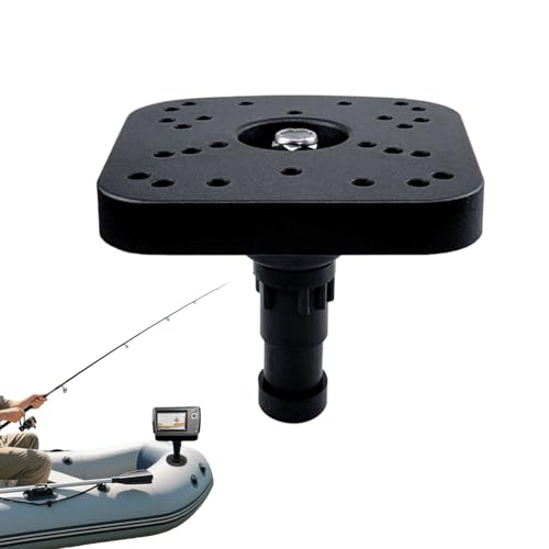 Fishfinder Halterung - 360° Schwenkbarer Pontoon Elektronik Halter - rutschfeste GPS Gerätehalterung für Angler am Ufer beim Trollen Angeln Bootsfahrer Kanu | Angler Freizeitboote Pontoon Boote von Generisch