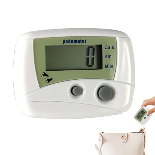 Fitness - 1 Inches Step Counter Monitor for Walking, Jogging with Accurate Distance Tracking Function, Pedometer Watch for Gym Hiking Travel, Lightweight, Clip-On Portable Use Fitness - 1 Inches Step Counter Monitor for Walking, Jogging with Accurate Distance Tracking Function, Pedometer Watch for Gym Hiking Travel, Lightweight, Clip-On Portable Use von Generisch