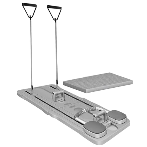 Fitness Bauchboard | Pilates Sliding Board Trainer,Core Trainingsgerät Mit Automatischer Rückholfunktion Und Verstärkten Ellbogenpolstern Für Rückenmuskel- Und Rumpfkrafttraining von Generisch