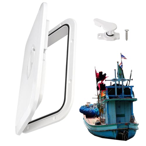 Generisch Bootsluke - Rechteck, Zugangsluke, Wetterresistent | UV-resistente Marine Deck Access Hatchh, Bootszubehör für Kajak Segelboden Workboote Yachts Dach Segelboot von Generisch