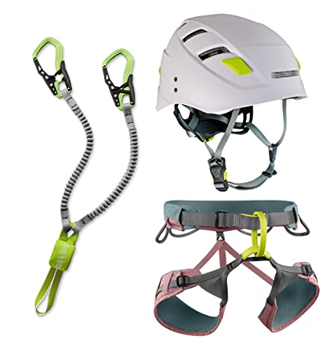 Generisch Edelrid Damen Klettersteigset Cable Kit 6.0 + Gurt Jayne Größe M + Kletter-Helm Zodiac von Generisch