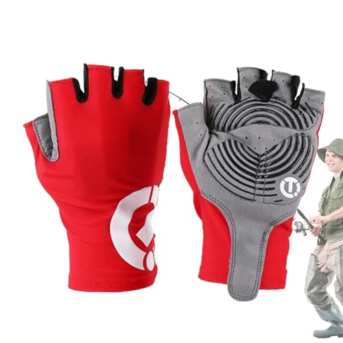 Generisch Halbfinger-Handschuhe für Herren, Fahrradhandschuhe für Damen,Dämpfung Mountainbike-Handschuhe atmungsaktiv - rutschfeste Outdoor-Fahrradhandschuhe, schweißabsorbierend, Anti-Cocooning von Generisch
