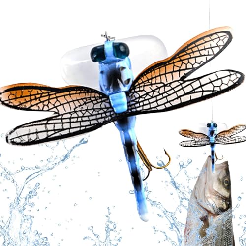 Generisch Kurbelköder zum Barschangeln,Bass Spinner Baits - Realistische Angelköder,Doppelt umrandete Flügel, künstlicher Topwater-Kunstköder zum Forellen-Eisfischen, Salzwasser, See von Generisch