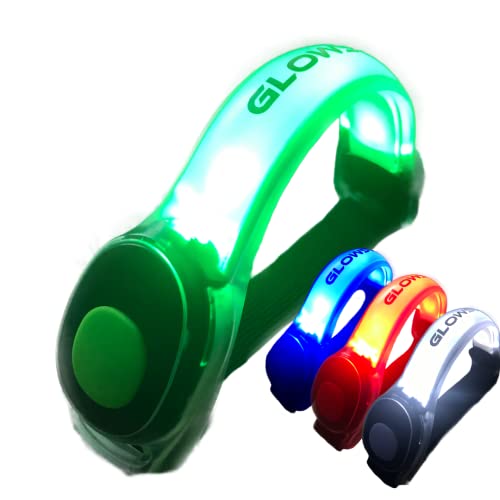 Generisch LED Armband, sehr helle Leuchtkraft, komibinierbare Farben, Reflective LED Armband für Laufen, Joggen, Radfahren, Spazieren, Tiere (Grün) von Generisch