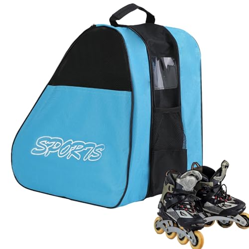 Generisch Rollschuhtasche, Skating-Einkaufstasche, Inline-Skate-Tasche Zur Aufbewahrung Beim Skaten - Sport-Schultertaschen-Rucksack Mit Großem Fassungsvermögen Für Teenager, Erwachsene Und Kinder von Generisch