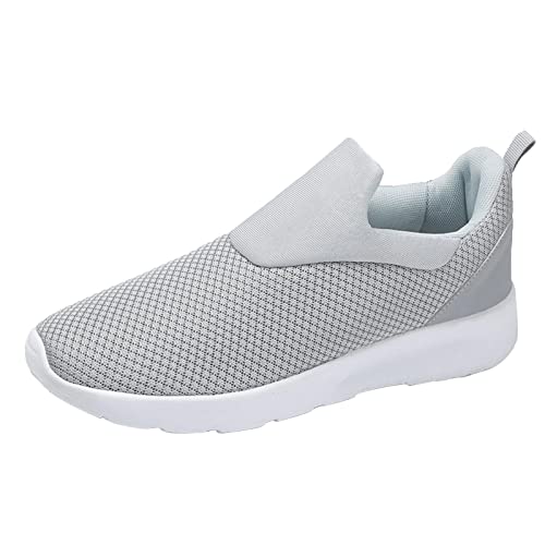 Generisch Walking Schuhe Für Herren Fitnessstudio Elegant Classic Schlupfschuhe Herren Sneaker Schuhe Atmungsaktiv Leichtgewichts Herren Sommer Trainer Sportschuhe von Generisch