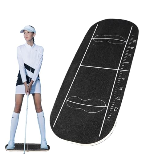 Golf-Balance-Board-Trainingshilfe, Golfgewichtsverschieber-Druckplatte, schwingender Stil, Golfschwung-Trainer-Druckplatte, Schwerkraft-Transfer-Druckbrett, verbessert Schwungstabilität und von Generisch
