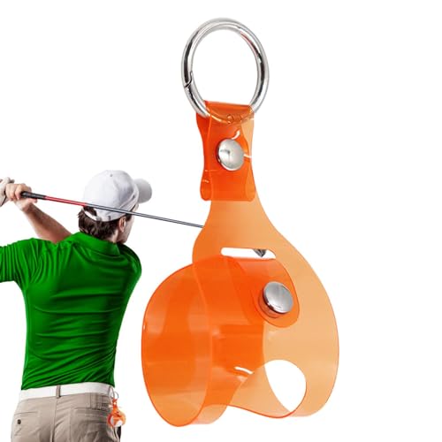 Golfballhalter-Clip, Golftasche | Schlüsselanhänger-Aufbewahrungstasche Golftasche,Schlüsselanhänger-Gürtelclip-Tragetasche, transparenter schützender Golfballhalter, Golf-Tee-Tasche für Männer und Fr von Generisch