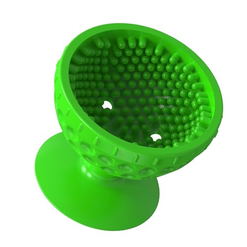 Golfballwascher, Golfballreiniger,Weiche Silikonbürste für Golfbälle mit Saugnapfboden | Tragbares Golfzubehör, multifunktionaler Reinigungsbürsten-Golfballständer für eine effiziente Reinigung von Generisch