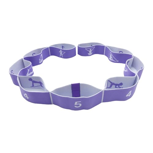 Hamstring Stretcher Strap with Loops | Fitness Exercising Bands Resistance Bands for Gymnastics Pilates Home Gym Workout von Generisch