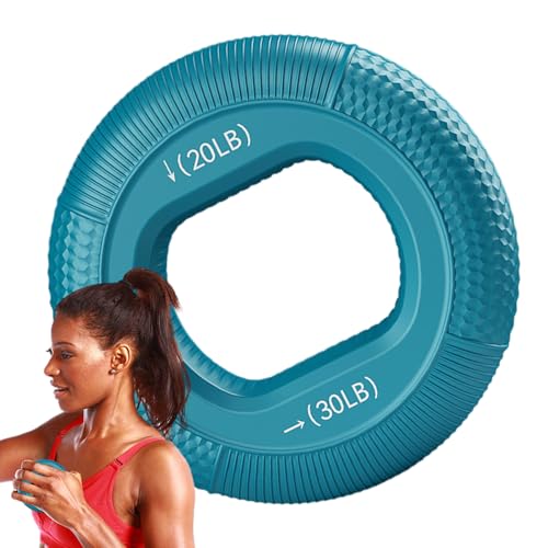 Handfestigkeit Gripper - Doppelfestigkeit Silicon Grip Ball | Muskeltraining für ein verstellbares Handgelenk | Griff Stärkungskreis für Rehabilitation, Klettern, Musiker, Fitnessstudio von Generisch