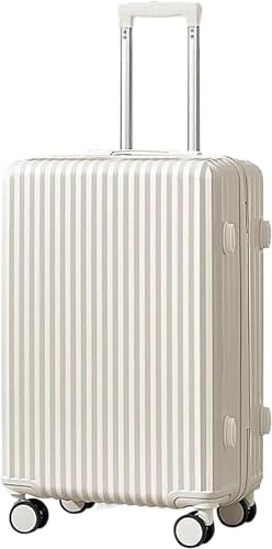 Handgepäck Koffer Hartschalenkoffer mit Rädern Nass- und Trockentrenntasche Leichtgewicht Gepäck Koffer, silber, 116 von Generisch