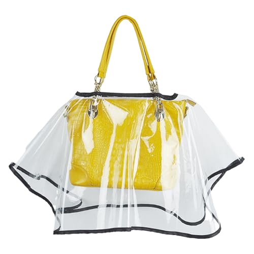 Handtasche Regenmantel - Handtaschen Regenabdeckung | Klare Regenschutzbeutelabdeckungen | Taschenbeutel Beschützer | Regen Schneestaub Für Handbeutel -Portables Leichte Staubsäure 70 X 35 Cm/27,56 X1 von Generisch