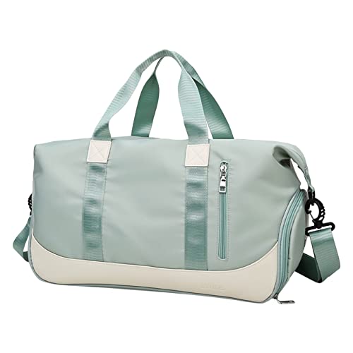 Hunde Taschen Taschen für Frauen Handgepäck Reisetasche Sporttasche Sporttasche Reisetasche für Frauen Taschen Toilette (Green, One Size) von Generisch