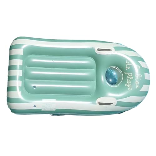 Inflatable Body Board, Portable Surfboard, Kids Water Board, PVC Summer Slide Float, with Handles, Outdoor Swimming Pool, 46.85x22.83 inches, for Lake, Beach, Surf Equipment, Party, Sport von Generisch