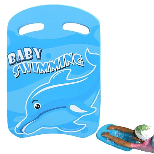 Kickboard für Erwachsene, niedlicher Delfin, multifunktionales Schwimmbrett, dickes Schwimmbrett, leichtes Schwimmbrett mit Befestigungsgurten für Kinder, Erwachsene von Generisch