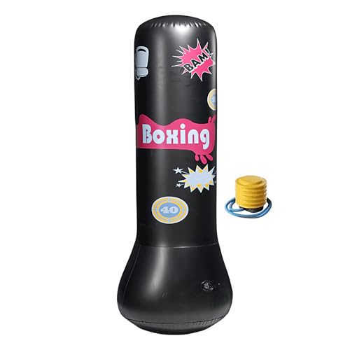 Kinder Aufblasbarer Boxsack | Aufblasbarer Box Sandsack | Kippstabiler Boxsack für Kleinkinder zu Hause Draußen Drinnen Training Kinder Aufblasbarer Boxsack | Aufblasbarer Box Sandsack | Kippstabiler Boxsack für Kleinkinder zu Hause Draußen Drinnen Training von Generisch