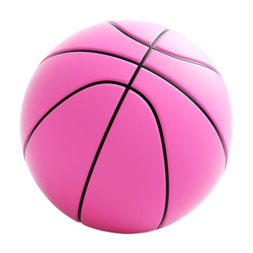 Leiser Basketball, weicher Basketballball, PU-3D-Trainingsball – stumm Basketball, hochdichter Schaumstoffball für Kinder, Teenager, Erwachsene, Spielübungen von Generisch