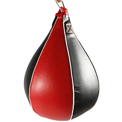 Martial Speed ​​Boxing Ball – Ball Boxing Speed ​​Punch – Pear Boxing Speedbags für Box | Speedbag-Set aus Pu-Leder | MMA Training Reflex Speedball | Verstellbarer Speedbag | Double-End-Speedbag von Generisch