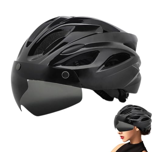 Mountainbike-Helme,Fahrrad-Reithelme, Outdoor-Helme mit wiederaufladbarem Rücklicht, Fahrradhelme, atmungsaktive und verstellbare Helme für Rennrad, Mountainbike von Generisch