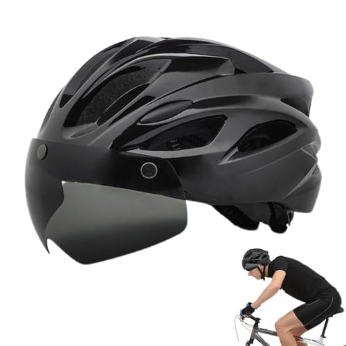 Mountainbike-Helme,Fahrrad-Reithelme | Fahrradhelme mit wiederaufladbarem Rücklicht,Fahrradhelme, verstellbare und atmungsaktive Fahrradhelme für Männer und Frauen, Rennrad, Mountainbike von Generisch