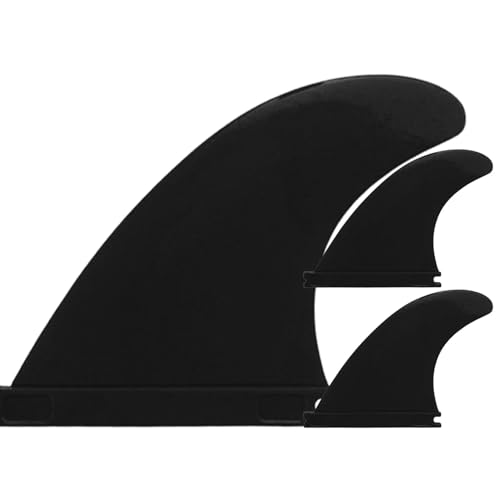 Paddle-Board-Finne, Longboard-Finne-Ersatz | 3 Stück Fiberglas-Nylon-Surfbrettflossen Ersatz - Paddleboard-Zubehör, dekoratives, multifunktionales, einfach zu installierendes Surfzubehör für Short Boa von Generisch