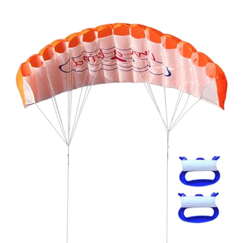 Parafoil-Drachen,Parafoil-Drachen für Erwachsene - Fallschirm-Hochflugdrachen mit 1,4 m Doppelleinen - Tragbare große Drachen, große Outdoor-Spiele für Outdoor, Park, Erwachsene und Kinder von Generisch