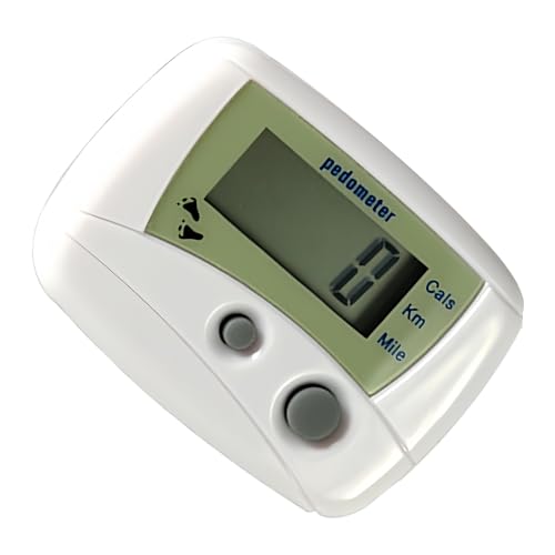 Pedometer Clip Simple Pedometer - Walking Style IV Pedometers | 3D Pedometers for Men Women Children | Test Winner Step Action Mode and Large Display von Generisch