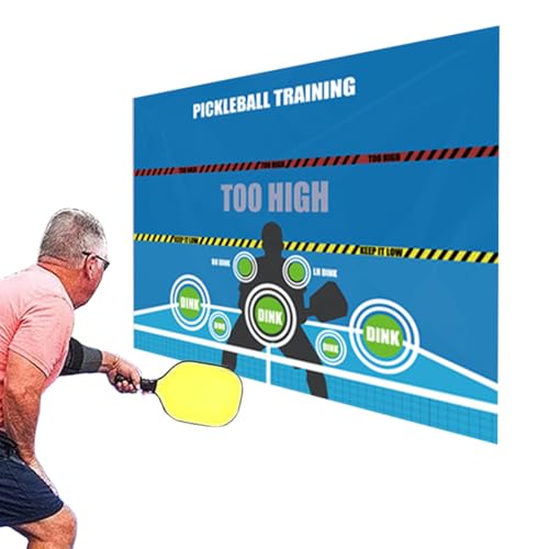 Pickleball Rebounder Pad - Pickleballs Training Poster Praxis | Pickleballs Trainings Pads Wall Trainer Rebounderr Verbessert Dink Partner Indoor Outdoor Pad, Hilfe Zur Verbesserung Ihres Spiels & Din von Generisch