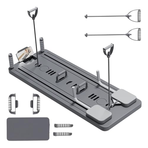 Pilates Reformer Set - Klappbares Multifunktionales Pilates Reformer Board | Klappbares Fitnessgerät Core Trainer für Anfänger von Generisch