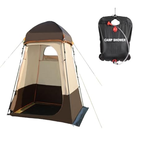 Pop-Up Camping Duschzelt mit 20L Wasserbeutel, Tragbare Umkleidekabine & Toilettenkabine für Wandern, Strand, Waschen, Multifunktional und Praktisch von Generisch