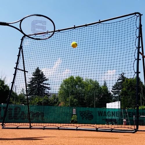 ProTennisAustria Tenniswand Rebounder Mobil & Verstellbar - 260 cm x 200 cm für Tennis im Garten, Kindertennis und Kindertraining von Generisch