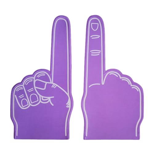 Riesen-Finger, 1 großer Schaumstoff-Finger, Schaumstoff-Fingerhände, 45,7 cm, Einzelfinger-Cheerleading-Requisiten für Sport und Jubel von Generisch