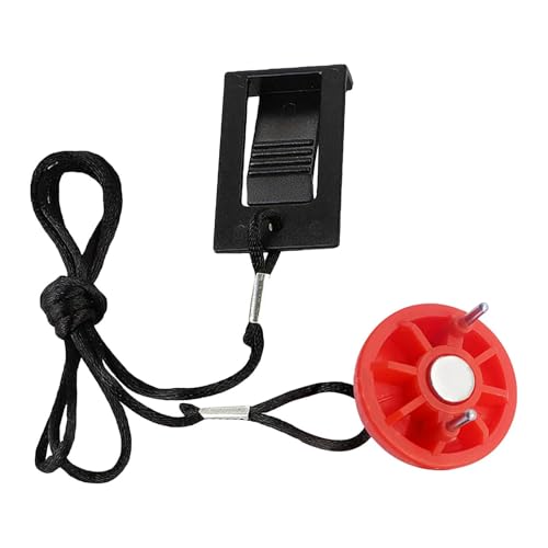 Runde Socket Treadmill Safety Key System - Teil SECIFTION SCHALTERSCHALTER MIT ABS BRADED Seilmagnetkonstruktion | Stop Switch Lock Start Mechanismus kompatibel mit den meisten Laufband von Generisch