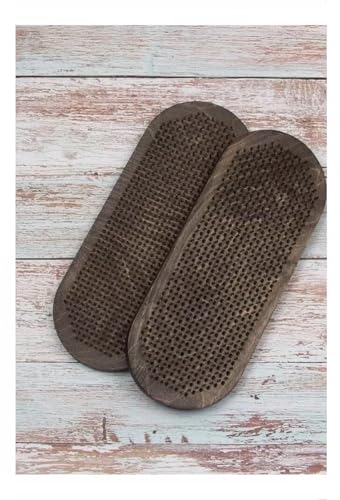 Sadhu Board Nagelbrett Yoga Board Sadhu Nagelbrett für Füße Entspannungsbret Handgemachte Yoga Board Mentale Gesundheit von Generisch