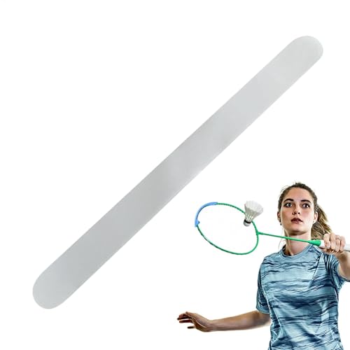 Schläger-Kopf-Rahmenschutz-Aufkleber, wasserdicht, transparent, Tennisband, Kantenschutzband, Tennisschläger-Zubehör, Schutzband für Badminton-Tennisschläger Schläger-Kopf-Rahmenschutz-Aufkleber, wasserdicht, transparent, Tennisband, Kantenschutzband, Tennisschläger-Zubehör, Schutzband für Badminton-Tennisschläger von Generisch