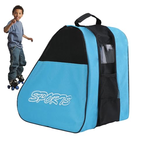 Schlittschuhtasche – Inline-Skate-Tragetasche für Rollschuhlaufen, große Schuhe, Inline-Skates, Tragetasche, Oxford-Tuch, Sport-Rucksack für Kinder, Erwachsene von Generisch