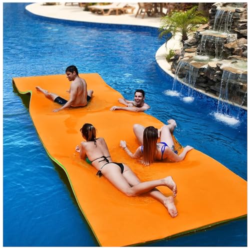 Schwimmende Wassermatte – strapazierfähiges, reißfestes XPE-Schaumstoff-Pad für Pool, Strand und See, unterstützt mehrere Benutzer, ideal für Familienspaß und Wasseraktivitäten von Generisch