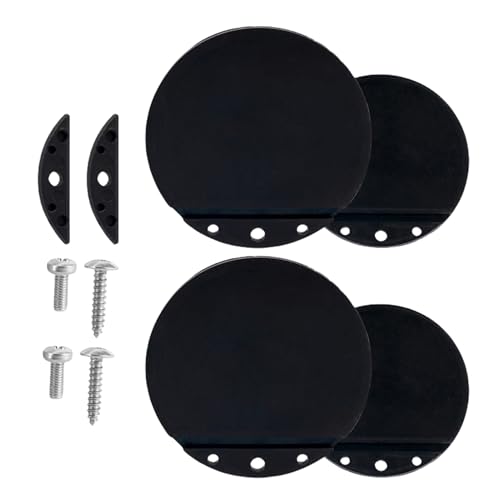 Scuppers für Boote, 4-teiliges Marine Flapper Ablaufstopfen-Set, Ersatz-Kit für Reinigung, Reparatur und Wartung, ideal für Kajak, Yacht, Angeln, Meer, Salzwasser und Süßwasser von Generisch