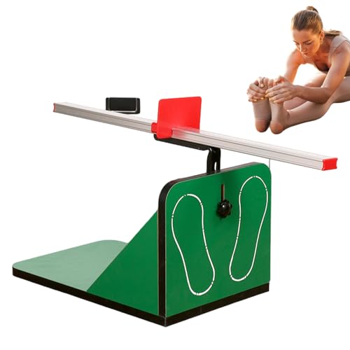 Sit-and-Reach-Box Für Fitnesstests - Sit-and-Reach-Testbox | Präziser Sitz- Reach-Flexibilitätstester, Verdicktes Übungs-Fitness-Messgerät Für Erwachsene Kinder, Gleitet Sanft von Generisch